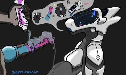 animal_genitalia animal_penis anthro anus battery_life big_penis black_body blue_mouth bodily_fluids chastity_cage chastity_device check_engine_indicator cum cum_in_ass cum_inside drooling_tongue duo equine_genitalia equine_penis gaping gaping_anus genital_fluids genitals hybrid_genitalia hybrid_penis knot knotted_equine_penis knotted_penis leaking_precum lube_bottle lube_on_penis machine male penis pink_chastity_cage precum scared screen screen_face side_view sitting solid_chastity_cage solo_focus speech_bubble spiral spiral_eyes sweat tombstone tongue tongue_out unconscious wearing_chastity_cage wearing_chastity_device white_body hazel_nuthead ike_(hazel_nuthead) raijin_(vekyn) robot robot_anthro synth_(vader-san) hi_res