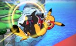 2019 5:3 :3 anthro anthrofied butt cleft_tail clothed clothing controller cosplay_pikachu_(character) cosplay_pikachu_(costume) digital_media_(artwork) dipstick_ears dipstick_tail ear_markings female game_controller generation_1_pokemon hi_res joaoppereiraus kanna_(joaoppereiraus) markings mask multicolored_ears multicolored_tail nintendo nintendo_controller pikachu pikachu_libre pokemon pokemon_(species) pokemorph retro_controller screencap screencap_background solo super_nintendo super_scope super_smash_bros. tail tail_markings