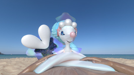 ambiguous_gender beach blue_eyes blue_hair duo feral fin gem hair looking_at_viewer male outside pearl_(gem) scales seaside split_form barbonicles nintendo pokemon aquatic generation_7_pokemon human mammal merfolk pinniped pokemon_(species) primarina sea_lion 16:9 3d_(artwork) digital_media_(artwork) hi_res widescreen