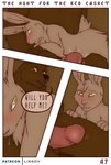 2020 absurd_res anthro bear comic dialogue digital_media_(artwork) duo english_text erection fur genitals hare hi_res humanoid_genitalia humanoid_penis lagomorph leporid lirkov male male/male mammal nude open_mouth penis penis_in_face simple_background text ursine
