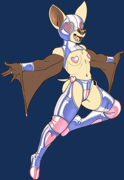 anthro chaps clothing female knee_pads latex latex_clothing latex_legwear legwear mask membrane_(anatomy) membranous_wings pasties solo sports_mask sportswear thong underwear winged_arms wings wrestler wrestling_mask dcheese sudo bella_beatrix_(dcheese) bat mammal 2026 alpha_channel hi_res