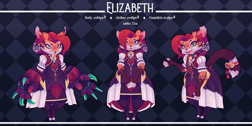 3_toes 4_fingers accessory anthro bell bell_collar claws clothed clothing collar dress feet female fingers flower_accessory fluffy_ears furgonomics gloves green_claws green_eyes hair handwear jewelry leaf legwear looking_at_viewer maid_uniform multicolored_body necklace open_mouth presenting rattle red_hair simple_background solo stockings tail tail_accessory text thick_thighs toes uniform sunny_draconis elizabeth_(sunny_draconis) domestic_cat felid feline felis mammal 3d_(artwork) digital_media_(artwork) english_text hi_res