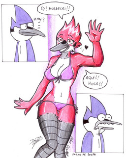 <3 ? anthro avian beak bikini bird blue_feathers blue_jay blush breasts cardinal cartoon_network clothing drooling duo female male margaret mordecai_(regular_show) parasitedeath plain_background red_feathers regular_show saliva simple_background spanish_text swimsuit text white_background
Rating: Safe
Score: 12
User: WhiteWhiskey
Date: February 08, 2015 <3 ? anthro avian beak bikini bird blue_feathers blue_jay blush breasts cardinal cartoon_network clothing drooling duo female male margaret mordecai_(regular_show) parasitedeath plain_background red_feathers regular_show saliva simple_background spanish_text swimsuit text white_background
Rating: Safe
Score: 12
User: WhiteWhiskey
Date: February 08, 2015