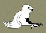 ambiguous_gender avian_feet beak classical_greek_style claws dewclaw feathered_wings feathers feral medieval_style side_view sitting solo toe_claws white_body wings iliothermia accipitrid accipitriform avian bird eagle short-toed_snake_eagle snake_eagle