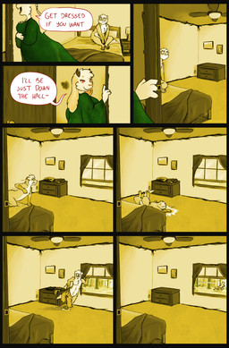 anthro antlers bedroom_eyes clothing dialogue dressing faceplant female flirting horn male narrowed_eyes robe running seductive text translucent translucent_clothing themuffinly muffin_(themuffinly) winnie_(themuffinly) domestic_ferret jackalope lagomorph leporid mammal mustelid musteline rabbit true_musteline weasel comic english_text hi_res