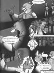 2004 anthro blackteagan canid canine comic english_text female greyscale group hi_res male mammal monochrome stolen_moment tail text