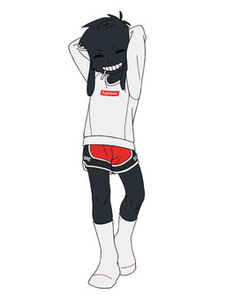 anthro athletic_wear bent_leg black_ears black_gym_shorts bottomwear candy clothed clothing dessert eyes_closed food footwear gym_bottomwear gym_shorts hands_behind_head holding_candy holding_food holding_lollipop holding_object hotpants legwear lollipop long_ears male rabbit_ears red_clothing red_footwear red_gym_shorts red_shoes red_sneakers shoes shorts simple_background smile smiling_at_viewer sneakers socks solo sweater teeth_showing text text_on_clothing topwear white_background white_clothing white_footwear white_legwear white_socks white_sweater white_topwear y_nose young young_anthro young_male zumi supreme lagomorph leporid mammal rabbit 3:4 absurd_res hi_res