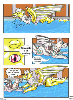 bodily_fluids dialogue feral horn inflatable inflatable_transformation latex male permanent_smile pool_toy pooltoy_transformation simple_background smile solo swimming_pool tail text transformation water wings miguel_the_divine_dragon mythology migueldivinedragon animate_inanimate canid canine canis dragon living_inflatable mammal mythological_creature mythological_scalie reptile scalie wolf absurd_res comic digital_media_(artwork) hi_res spanish_text translated