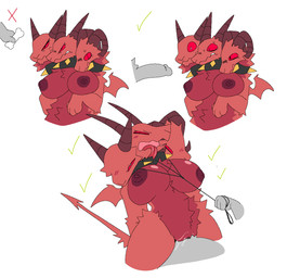 3_heads anthro anthro_focus areola arm_tuft barely_visible_genitalia barely_visible_vulva big_breasts biped bodily_fluids bone bovid_horn breasts caprine_horn check_mark cheek_tuft chest_tuft collar constricted_pupils cowgirl_position crotch_tuft disembodied_hand disembodied_penis dominant dominant_male duo earless elbow_tuft erect_tail facial_tuft female female_focus female_on_top from_front_position fur fur_tuft genital_fluids genitals hip_tuft holding_object horn how-to jagged_mouth leash leash_pull leashed_collar looking_at_another looking_at_partner looking_pleasured male male/female male_on_bottom membrane_(anatomy) membranous_wings multi_head narrowed_eyes nipples on_bottom on_top open_mouth paw_pose penetration penile penile_penetration penis pose presenting presenting_penis pupils ram_horn red_eyes sex sharp_horn shoulder_tuft simple_background slit_pupils small_pupils solo_focus sweat tail three-quarter_view tongue tongue_out tuft vaginal vaginal_fluids vaginal_penetration vulva white_background wings snazzle_snapp mythology bovid canid canid_demon canine caprine demon hellhound hybrid mammal mythological_canine mythological_creature digital_drawing_(artwork) digital_media_(artwork) hi_res pictographics sequence