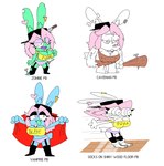 alternate_form anthro backwards_baseball_cap backwards_hat baseball_cap bell bell_collar biped black_baseball_cap breasts caveman chest_tuft cleavage clothed clothed_anthro clothed_female clothing collar cutlery female fork fur furgonomic_baseball_cap furgonomic_hat furgonomic_headwear furgonomics hair hat headgear headwear jingle_bell jingle_bell_collar kitchen_utensils knife long_ears mouth_closed open_mouth pink_hair scut_tail short_tail simple_background solo tail text tools tuft white_background white_body white_fur theycallhimcake pb_(theycallhimcake) lagomorph leporid mallkin mammal rabbit undead vampire zombie 2023 character_name digital_drawing_(artwork) digital_media_(artwork) english_description english_text busty_boy_(lore) male_(lore)