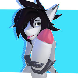 anthro balls big_balls big_penis black_hair bouncing_balls foreskin genitals glans grey_body grey_eyes hair huge_balls huge_penis humanoid_genitalia humanoid_penis hyper hyper_balls hyper_genitalia hyper_penis looking_at_viewer male male/male masturbation music penis rubbing_penis solo synced_to_music tongue tongue_out two-handed_masturbation silentowl sound_warning rifykoh_(modeler) len_(rifykoh) aquatic fish mammal shark 1:1 3d_(artwork) 3d_animation animated cel_shading digital_media_(artwork) hi_res huge_filesize loop shaded short_playtime sound video