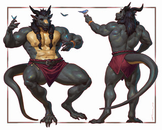 4_fingers 4_toes ambiguous_gender anthro belt biceps black_hair braided_hair car claws clothing duo feet fingers grey_body hair horn larger_male limousine luxury_car male muscular muscular_anthro muscular_arms muscular_male nipples shirtless simple_background size_difference smaller_ambiguous tail toes vehicle white_background taran_fiddler mythology arthropod avian bird butterfly dragon fish insect lepidopteran marine mythological_creature mythological_scalie reptile scalie 2025 digital_media_(artwork) digital_painting_(artwork) hi_res painting_(artwork)
