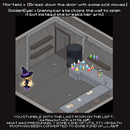 anthro apode clothing container duo female hair hat haunted_house headgear headwear holidays in_container in_jar jar laboratory legless micro multicolored_hair potion potion_bottle rainbow_hair serpentine text witch_costume witch_hat corruptedcryptid halloween nintendo pokemon penny_(corruptedcryptid) tammy_(corruptedcryptid) draconcopode ekans generation_1_pokemon generation_4_pokemon lopunny naga pokemon_(species) pokemon_naga shiny_pokemon 1:1 english_text hi_res trans_(lore) trans_woman_(lore)