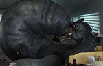 anthro balls big_balls big_penis cock_vore eyestalks feet foot_fetish genitals huge_balls huge_penis hyper hyper_genitalia hyper_penis male penile penis vore zillastudio gastropod human humanoid mammal mollusk slug 3d_(artwork) digital_media_(artwork)