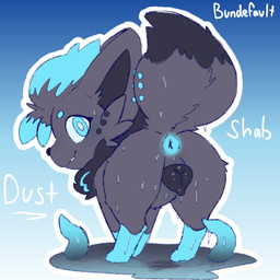 animal_genitalia animal_vulva anus butt canine_genitalia canine_vulva female feral fur genitals innocent_expression looking_at_viewer nude simple_background smile solo standing tail tentacles vulva water young bundefault nintendo pokemon dust_(bundefault) canid canine fox generation_5_pokemon mammal pokemon_(species) zorua 1:1 digital_media_(artwork) hi_res