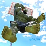 abs basketball feet foot_focus green_body green_skin humanoid_feet humanoid_pointy_ears male muscular muscular_humanoid muscular_male nipples pecs plantigrade pointy_ears solo vein veiny_muscles og_idk humanoid orc 1:1 3d_(artwork) digital_media_(artwork)