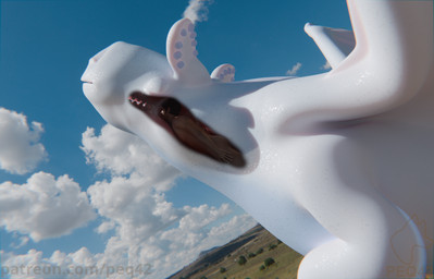 bodily_fluids body_in_mouth duo eyes_closed female feral looking_pleasured male male/female nude oral_vore saliva size_difference sky teeth vore peq42 dreamworks european_mythology how_to_train_your_dragon mythology nubless dragon fury_(httyd) human humanoid light_fury mammal mythological_creature mythological_scalie scalie western_dragon 3d_(artwork) digital_media_(artwork) hi_res