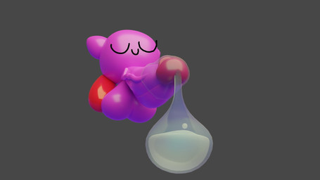 after_orgasm balls big_balls big_penis blush bodily_fluids condom cum filled_condom genital_fluids genitals grey_background happy huge_penis hyper hyper_genitalia hyper_penis male not_furry penis pink_body sexual_barrier_device simple_background small_but_hung smile solo vein veiny_penis wearing_condom superiorfox kirby_(series) nintendo kirby waddling_head 16:9 2022 3d_(artwork) digital_media_(artwork) hi_res widescreen