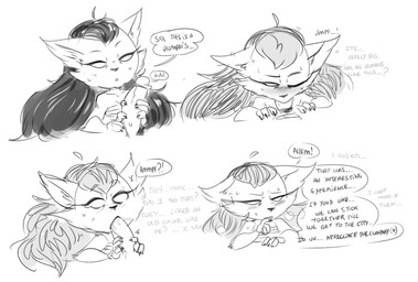 age_difference anthro barely_visible_breasts bashful blush bodily_fluids breasts breath chest_wraps claws crows_feet cum cum_in_mouth cum_inside curious describing_self dialogue disembodied_penis dripping_wet ejaculation elderly_female embarrassed empty_eyes eyelashes female finger_claws first_time_fellatio fur genital_fluids genitals hair hands-free heart_symbol hesitant humanoid_genitalia humanoid_penis inexperienced inner_ear_fluff inner_monologue lonely long_hair looking_at_viewer male nervous nude older_female one_eye_closed orgasm partially_submerged penis penis_grab poolside pov_blowjob reluctant self_deprecation sigh small_breasts speech_bubble surprised talking_to_viewer text thinking thoughts tuft watery_eyes wet wet_body wraps mhdrawin league_of_legends legends_of_runeterra riot_games tencent fae_bladetwirler_(lor) fairy mammal yordle 2019 black_and_white english_text monochrome