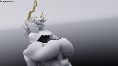 anthro antlers anus balls big_dom_small_sub black_clothing black_topwear black_vest bottomless butt clothed clothing cowgirl_position dominant duo enjoying female female_on_top floppy_ears from_front_position fur genitals grey_background grey_body grey_fur heart_symbol horn long_ears male male/female moan on_bottom on_top open_mouth penetration penile penile_penetration penis penis_in_vagina sex simple_background size_difference smaller_male thick_thighs topwear vaginal vaginal_penetration vest dragon696 dragonaurix pseudoregalia butler_(pseudoregalia) sybil_(pseudoregalia) bovid caprine goat hybrid jackalope lagomorph mammal 16:9 3d_(artwork) digital_media_(artwork) hi_res widescreen