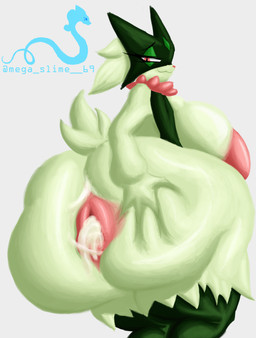 anus big_anus big_breasts big_butt breasts butt female huge_anus huge_breasts huge_butt hyper hyper_anus hyper_breasts hyper_butt solo nintendo pokemon generation_9_pokemon meowscarada pokemon_(species) absurd_res hi_res
