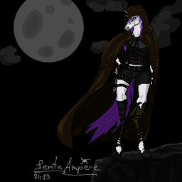2_horns anthro biped dark female front_view fur horn solo standing white_body white_fur femtoampere mythology femtoampere_(character) bicorn equid equine mammal mythological_creature mythological_equine unicorn 1:1 2013 animated digital_media_(artwork) low_res pixel_(artwork) pixel_animation