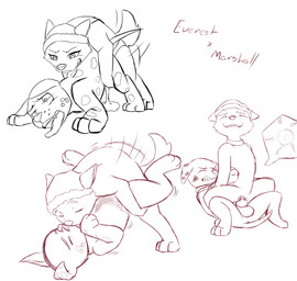anal anal_penetration animal_genitalia animal_vulva balls bodily_fluids butt canine_genitalia canine_vulva cum dildo duo erection female female_penetrated female_penetrating female_penetrating_male feral fucked_silly fur genital_fluids genitals impregnation internal loli male male/female male_penetrated male_penetrating male_penetrating_female object_in_ass ovum pegging penetration sex sex_toy sex_toy_in_ass sex_toy_insertion shota sperm_cell strapon toying_partner versatile vulva young young_feral fatalst1nger paw_patrol everest_(paw_patrol) marshall_(paw_patrol) canid canine canis dalmatian domestic_dog husky mammal nordic_sled_dog spitz hi_res