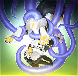 4_fingers 4_toes ahegao anal anal_fluids anal_penetration anus arm_grab bodily_fluids butt claws emanata feet female female_penetrated feral fingers front_view fucked_silly fur genitals hair hindpaw humanoid_genitalia humanoid_genitalia_on_feral humanoid_vulva humanoid_vulva_on_feral leg_grab lifted looking_pleasured nude open_mouth pawpads paws penetration restrained restrained_by_tentacles semi-anthro sex simple_background snout solo tail teeth tentacle_penetration tentacle_sex tentacles toe_claws toes tongue tongue_out torso_grab upside_down upside_down_sex vulva wishbone_mouth yellow_eyes yellow_pawpads yellow_tongue yellow_vulva backsash canid canine canis fox mammal 2024 digital_media_(artwork) hi_res