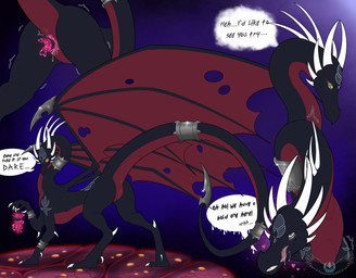 accessory anus arm_markings armlet black_body black_scales blade bodily_fluids butt butt_focus claws close-up crystal dialogue digitigrade female female_feral feral furgonomics genital_fluids genitals green_eyes horn humanoid_genitalia humanoid_vulva improvised_sex_toy inviting jewelry licking licking_lips long_neck long_tail looking_at_viewer looking_back looking_back_at_viewer markings masturbation membrane_(anatomy) membranous_wings multi_horn penetration presenting presenting_anus presenting_hindquarters presenting_vulva quadruped raised_tail rear_view red_anus red_vulva ring scales sex_toy sex_toy_in_vagina sex_toy_insertion shoulder_markings simple_background slit_penetration slit_play solo speech_bubble spread_legs spreading tail tail_accessory tail_blade tail_jewelry tail_ring tapering_tail text tongue tongue_out vaginal vaginal_masturbation vaginal_penetration vulva weapon_tail wing_blade wings nyxius activision european_mythology mythology spyro_the_dragon corrupt_cynder cynder dragon mythological_creature mythological_scalie scalie western_dragon english_text hi_res