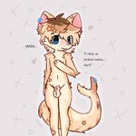 :3 accessory animal_genitalia animal_penis anthro balls bandagem bell bell_collar belly big_butt blep blue_eyes blush blush_lines blushing_at_viewer bodily_fluids breath butt canine_genitalia canine_penis clothed clothing collar collar_only cum curvy_figure digitigrade domestic ear_piercing effects embarrased_horny embarrassed embarrassed_male erection femboy fluffy fluffy_balls fluffy_tail footwear fur genital_fluids genitals hair hair_accessory hairpin hands_behind_back heart_symbol legwear looking_at_viewer looking_away male mismatched_animal_penis mismatched_genitalia mismatched_penis multicolored_body multicolored_fur navel nude penis penis_tip piercing precum presenting presenting_penis scared scared_expression seductive shark_tail shy shy_expression shy_smile silly simple_background smile socks solo speech_bubble spots sticker stockings tail text thick_thighs thigh_highs tongue tongue_out tuft white_body white_fur wide_hips young young_male b0inhaowo_(artist) calico_cat domestic_cat felid feline felis fish hybrid mammal marine shark 1:1 absurd_res digital_media_(artwork) hi_res shaded