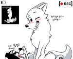 ahegao blush cowgirl_position dominant dominant_female duo female feral from_front_position fur looking_pleasured male male/female on_bottom on_top one_eye_closed sex text wink anonymous_artist nicky_illust 101_dalmatian_street 101_dalmatians disney blanca_(nicky_illust) dimitri dimitri_3_(101_dalmatians) dimitri_trio_(101_dalmatians) canid canine canis dalmatian domestic_dog mammal nordic_sled_dog samoyed spitz hi_res translated