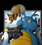 alpha_channel belly belly_inflation blowing_kiss eevee eeveelution fatunicorn feral fish generation_1_pokemon generation_2_pokemon group hi_res inflatable inflation kingdra liquid_inflation marine nintendo pokemon pokemon_(species) seahorse syngnathid syngnathiform trio umbreon water_inflation