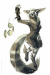 anthro biped blue_eyes breasts clothing digitigrade featureless_breasts female fingerless_gloves fur gloves grey_body grey_fur hair handwear navel simple_background solo standing white_background white_hair nukerooster melody_(aseethe) canid canine fennec_fox fox hybrid mammal true_fox 2:3 hi_res