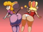 anthro butt clothed clothing dress duo eyelashes female hair looking_at_viewer looking_back machine panties smile underwear devilmary oddrich metro-goldwyn-mayer tom_and_jerry bomb_mouse_girl springtail mammal mouse murid murine robot rodent 2018