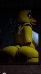 anthro beak big_breasts big_butt breasts butt female heart_eyes heart_symbol inviting looking_at_viewer machine non-mammal_breasts orange_beak pink_eyes presenting presenting_hindquarters solo thick_thighs wide_hips yellow_body geometryboymejia five_nights_at_freddy's scottgames chica_(fnaf) animatronic avian bird chicken galliform gallus_(genus) phasianid robot 3d_(artwork) 4k 9:16 absurd_res digital_media_(artwork) hi_res