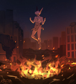 anthro biped boots clothed clothed_anthro clothed_male clothing fingers flying footwear front_view fur hair male night outside shoes sky solo star tail kittydee image_comics invincible_(image_comics) lagomorph leporid mammal rabbit 2026 digital_drawing_(artwork) digital_media_(artwork) hi_res