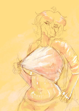 anthro big_breasts breasts clothed clothing clothing_lift curvy_figure eyelashes female glistening glistening_body glistening_scales hair hand_on_hip hand_on_own_hip jacket mature_anthro mature_female navel nipple_outline scales shirt shirt_lift short_hair solo thick_thighs topwear under_boob voluptuous voluptuous_anthro voluptuous_female wide_hipped_anthro wide_hipped_female wide_hips sakamtosng cavemanon_studios snoot_game nova_(snoot_game) baryonyx dinosaur prehistoric_species reptile saurischian scalie spinosaurid theropod 2025 monochrome sketch