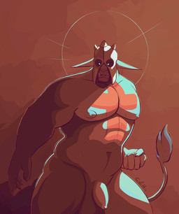 balls big_balls flaccid foreskin front_view genitals humanoid_genitalia humanoid_penis humanoid_pointy_ears male muscular muscular_humanoid muscular_male navel nude pecs penis pointy_ears simple_background solo standing tail tail_tuft teeth tuft yellow_eyes chocolateandmilk humanoid 2016 absurd_res dated hi_res portrait restricted_palette signature three-quarter_portrait