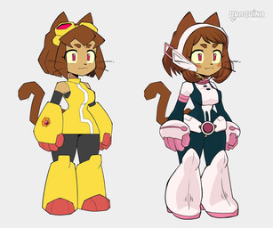 anthro biped bottomwear breasts clothed clothed_anthro clothed_female clothing cosplay crossover_cosplay female fingers front_view fully_clothed fully_clothed_anthro fully_clothed_female fur hair redesign simple_background smile solo standing tail topwear whiskers praquina gameoverse glitch_productions my_hero_academia kit_bodega ochaco_uraraka domestic_cat felid feline felis mammal 2026 6:5 crossover digital_drawing_(artwork) digital_media_(artwork) hi_res meme