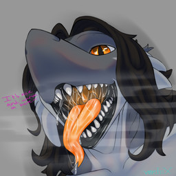 anthro bodily_fluids breath dripping gums male mouth_shot open_mouth predator/prey saliva saliva_drip saliva_on_tongue saliva_string solo tongue tongue_out uvula vore vore_implied warmth vortexthesharknardo mythology aquatic dragon fish hybrid mythological_creature mythological_scalie nardoragon scalie shark 1:1 absurd_res hi_res