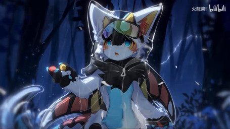 2_horns anthro blinking blue_body blue_fur clothing coat eyewear eyewear_on_head fur goggles goggles_on_head horn kemono male music raincoat raining slim_anthro slim_male solo sound_effects thunder topwear white_body white_fur hlg7777 bilibili mythology fructose_(fructose_c) arthropod butterfly dragon furred_dragon furred_scalie insect lepidopteran mythological_creature mythological_scalie scalie 2024 2d_animation animated hi_res loop motion_tweening short_playtime sound video watermark