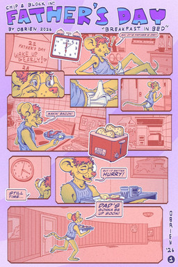 1980s_theme anthro bacon bedroom bread breakfast briefs clothing egg erection eyewear food fried_egg genitals glasses holidays imminent_incest kitchen male meat penis shirt solo tank_top text toast topwear underwear wearing_glasses obrien_(artist) father's_day chip_(obrien) mammal mouse murid murine rodent comic english_text first_page hi_res father_(lore) father_and_child_(lore) father_and_son_(lore) parent_(lore) parent_and_child_(lore) parent_and_son_(lore) son_(lore)