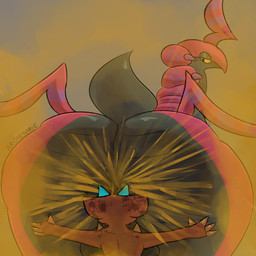 anal anus big_butt butt fart fart_cloud fart_fetish farting_on_face gas gassy male male/male oral orange_fart_cloud puffy_anus rimming sex size_difference stink_fumes archenarie nintendo pokemon arthropod generation_5_pokemon insect kobold pokemon_(species) scalie scolipede 1:1 hi_res