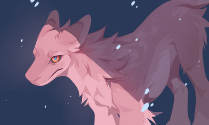 ambiguous_gender black_sclera blue_pupils brown_body brown_fur feral fur glistening glistening_eyes leg_tuft mouth_closed neck_tuft orange_eyes pupils simple_background solo tuft unsigned corzh77 mythology dragon furred_dragon furred_scalie mythological_creature mythological_scalie scalie absurd_res hi_res