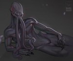 abstract_background biped blush claws face_tentacles finger_claws heart_symbol looking_at_viewer lying male nude on_side purple_body purple_eyes simple_background solo tentacles nanadagger baldur's_gate baldur's_gate_3 bioware dungeons_and_dragons electronic_arts hasbro larian_studios wizards_of_the_coast the_emperor_(baldur's_gate) mind_flayer 2023 digital_drawing_(artwork) digital_media_(artwork) hi_res watermark