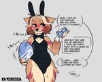 anthro belly biped blush bulge bunny_costume clothing costume egg egg_vibrator femboy latex latex_clothing male male_anthro sex_toy slightly_chubby solo text vibrator emi_05_owo emi_05 canid canine canis domestic_dog mammal shiba_inu spitz 5:4 english_text hi_res