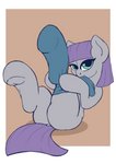 big_butt border butt clothing female feral green_eyes grey_body legwear solo thigh_highs white_border rhk friendship_is_magic hasbro my_little_pony maud_pie_(mlp) equid equine horse mammal pony absurd_res hi_res