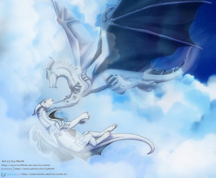 duo female feral male membrane_(anatomy) membranous_wings quadruped tail text wings icy-marth mythology dragon ghost mythological_creature mythological_scalie scalie spirit hi_res url father_(lore) parent_(lore)