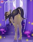 anthro anus bending_over_position bent_over breasts butt fantasy female genitals orange_eyes purple_background pussy simple_background solo candyfoxy akira_(candyfoxy) canid canine canis domestic_dog german_shepherd herding_dog mammal pastoral_dog digital_media_(artwork) hi_res shaded