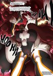 anthro balls bent_over big_penis breasts cleavage clothed clothing dialogue female female_penetrated genitals male male/female male_penetrating male_penetrating_female penetration penis sex text thick_thighs princess_samoyed azure_(swapsy) demon ferrin mammal absurd_res comic english_text hi_res